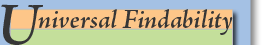Universal Findability