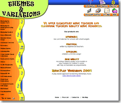 Screen shot of Themes & Variations