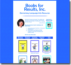 Screen shot of Books for Results Inc.
