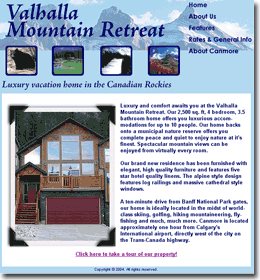 Screen shot of Valhalla Mountain Resort